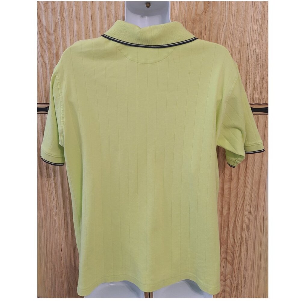 Lyle & Scott Polo Shirt โ Soft Lime Green โ Size M โ 100% Combed Cotton - Picture 3 of 6
